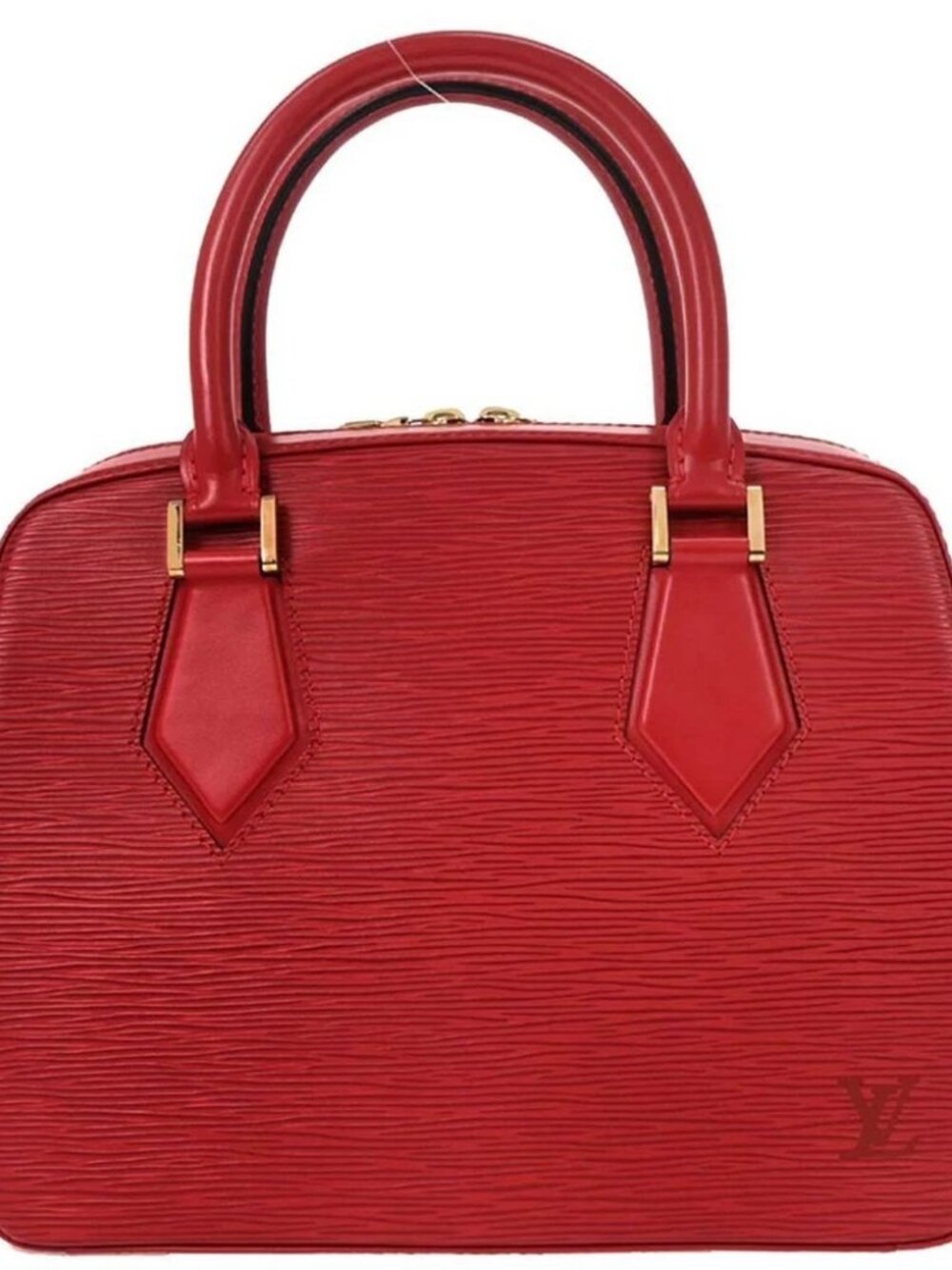 Louis Vuitton Red Epi Sablon Handbag